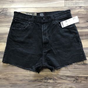 BDG High Rise black Cut-off Girlfriend Shorts - sz 27